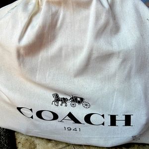 Authentic coach top handle bag
